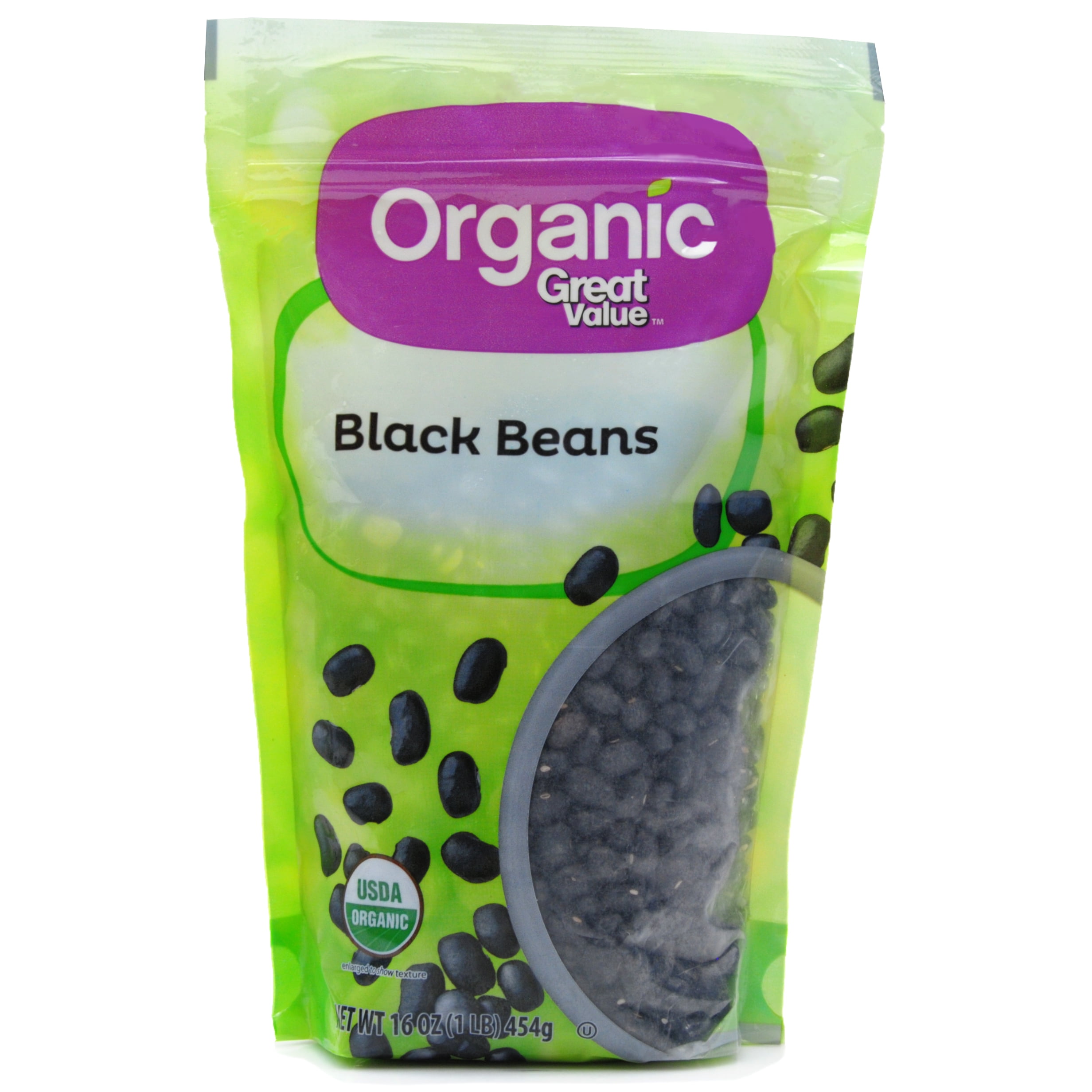 Great Value Organic Black Beans, 16 oz