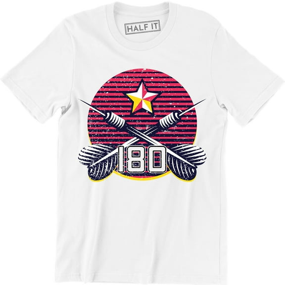 180 Dart - Darts Player Board Accessories Mens Team Pub Sports Hobby T-Shirt