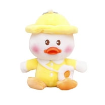 YATAV 5" Duck Stuffed Animals Plush with Cartoon Clothing,Cute Plushies for Animal Themed Parties Teacher Student Award,Animal Toys Great for Nursery,Room Decor,Bed (Yellow)