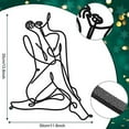 thumbnail image 2 of 1PC Modern Minimalist Wall Decor Abstract Line Art Wall Decor Woman Body Shape Art Print Decor Line Drawing Metal Wall Art for Living Room Bedroom Wall, 2 of 8
