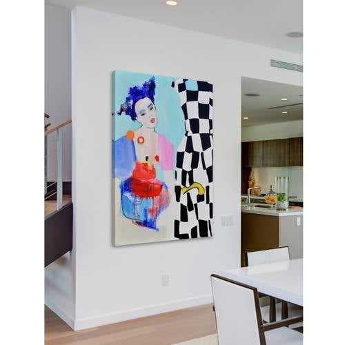 Dress up Game Painting Print on Wrapped Canvas