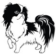 thumbnail image 2 of Japanese Chin Decal | Indoor/Outdoor | Dog Lover Super Cute Sticker for SUV Windows, Dorm Rooms, Bedroom, Offices | SignMission personalized gift | 36", 2 of 2