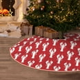 thumbnail image 5 of Sikiie Cartoon Lobster Nativity Christmas Tree Skirt, Jesus Christian Winter Holiday Tree Mat Decoration(30-48IN), 5 of 6