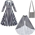 thumbnail image 5 of Nuevo disfraz de Cosplay para niños de BBeetlejuice 2, disfraz de demonio embaucador para niñas pequeñas, vestido de princesa, traje divertido de Halloween, 5 of 5