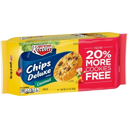 - Keebler Chips Deluxe Coconut Cookies, 14.1oz