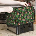 thumbnail image 7 of Vsdgher Cute Hedgehogs Cactus Blue 2 Slice Toaster Cover, Appliance Covers Toaster Cover Fits for Most Standard 2 slice Toasters, 7 of 7