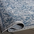 thumbnail image 6 of SAFAVIEH Courtyard Joey Medallion Indoor/Outdoor Area Rug, Light Grey/Navy, 5'3" x 7'7", 6 of 15