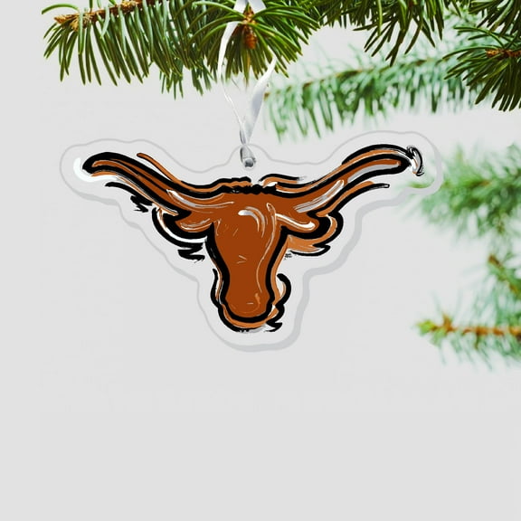 Texas Austin Longhorns Holiday Ornament Justin Patten Artists Rendition