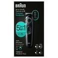 thumbnail image 2 of Braun All-In-One Style Kit Series 3 3450, 5-in-1 Trimmer for Men with Beard Trimmer, Ear & Nose Trimmer, Hair Clippers & More, Ultra-Sharp Blade, 40 Length Settings, Rechargeable 50-minute Battery Cor, 2 of 12