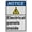 Warning Sign 1, variant on Industrial ANSI Vertical Electrical High Voltage Warning Sign #118 - 8"x12" Weatherproof, UV Resistant for Indoor/Outdoor Workplace