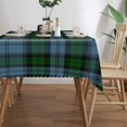 thumbnail image 4 of Sutherland District Tartan Rectangular Tablecloth 60"x120" with Lace Edge, Washable Durable Table Cover for Dining, Indoor Outdoor Home Restaurant Decor, 4 of 5