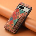 thumbnail image 6 of for Google Pixel 8 Luxury Premium PU Leather + TPU Case with 3 Card Slots, Kickstand Back Case Floral Pattern Skin-Friendly Shock-resistance Cover for Google Pixel 8, Winter, 6 of 6