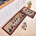 thumbnail image 3 of Christmas Kitchen Mat Set Absorbent Non-Slip Rugs, Cushioned Floor Mats with Quick-Dry and Oil Water Resistance for Kitchen Entryway and Dining Room, Holiday Floor Protection for Home Use, 3 of 5