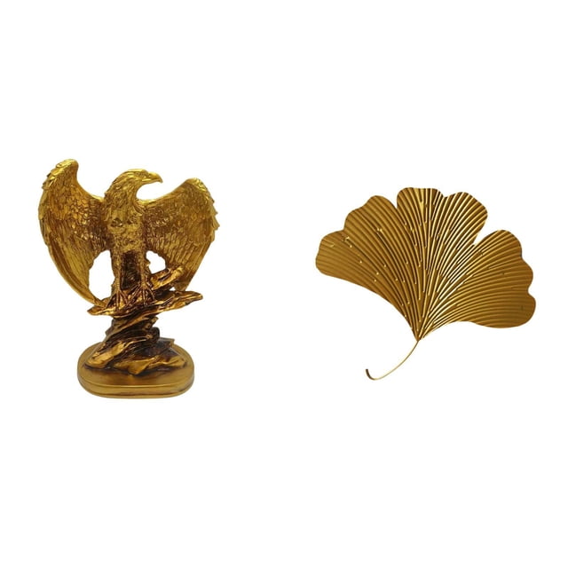 Escultura,Estatua de resina,figura decorativa para el hogar.,Esculturas de pared de hojas,Esculturas de pared de hierro forjado con hojas de ginkgo,Escultura de pared con hojas de ginkgo para