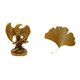 thumbnail image 1 of Escultura,Estatua de resina,figura decorativa para el hogar.,Esculturas de pared de hojas,Esculturas de pared de hierro forjado con hojas de ginkgo,Escultura de pared con hojas de ginkgo para, 1 of 8