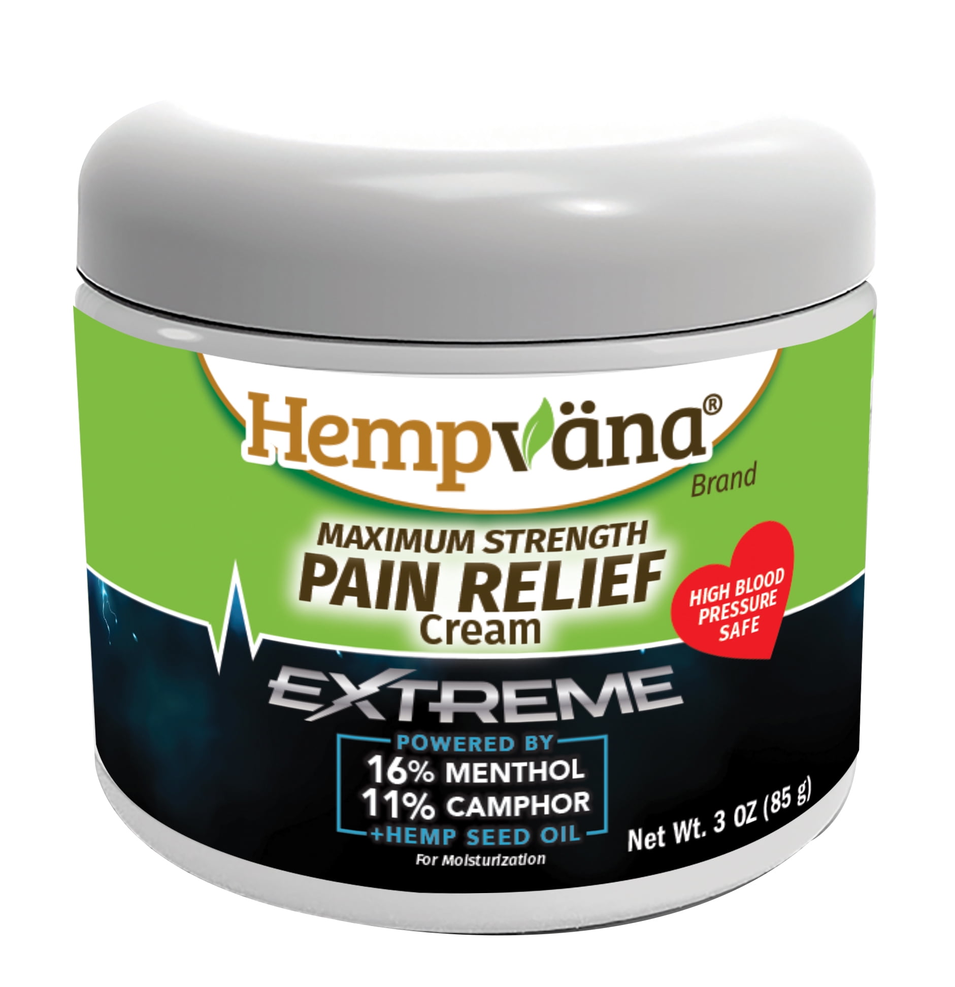 Hempvana Maximum Strength Pain Relief Cream, Extreme, 3oz