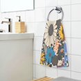 thumbnail image 3 of Yayeee 100% Cotton Hand Towels for Bathroom 16" x 28" Soft Absorbent Kitchen Towel, Beige Flowers, 3 of 7
