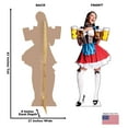 thumbnail image 2 of Bar Maiden Red Skirt, 2 of 2