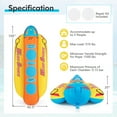 thumbnail image 4 of OnlineGymShop CB24275 Inflatable Boat for 3 people, 4 of 8