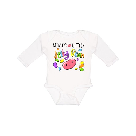 Inktastic Mimi's Little Jellybean Cute Easter Candy Boys or Girls Long Sleeve Baby Bodysuit