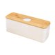 thumbnail image 3 of Panera con tapa de madera, recipiente de gran capacidad para donas, tostadas y postres. tapa de agujero blanco, 3 of 9