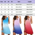 EHRWE Womens Dresses 2024 Loose Beach Dress Fashion Stripe Sleeveless