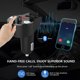 thumbnail image 3 of ER Transmisor FM de radio Bluetooth para coche, adaptador Bluetooth 4.2, modulador FM inalámbrico de audio para coche, kit de llamada manos libres para coche, compatible con 5 V, 3,1 A, carga USB dual/tarjeta USB/SD, reproducción de música (64G) brillar Electrónica, 3 of 5