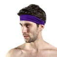thumbnail image 2 of MESSUEN Sports Headbands for Women Sports Headband Men Sports Headbands Hair Headband Fashion Accessories Hair Accessories Sport Headband Purple One Size, 2 of 4