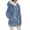 46A# Light Blue, variant on Fleece Zip Up Jacket with Pockets Womens Oversized Long Sherpa Hoodie Fuzzy Jackets Warm Teddy Coat Light Gray 4XL
