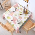 thumbnail image 3 of 52x52 Inch Waterproof Square Tablecloth, Thickened Polyester Table Cover for Dining & Parties, Floral Print, 3 of 6
