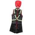 thumbnail image 2 of Halloween Man Firefighter Cosplay Costume Durable Party Outfit for Festivals Size XL, 2 of 8