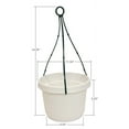 thumbnail image 3 of Austin Planter 12 Inch Hanging Flower Pot Black Colored Polypropylene (Single) Made in USA, 3 of 10