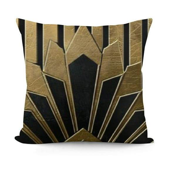 YINGXI Art Deco Design Throw Pillow Covers Cozy Square Throw Pillow Case Home Decor for Bed Couch Sofa Living Room Cushion Case 12x12in