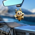 thumbnail image 4 of Car Interior Rearview Mirror Pendant 2D Flat Acrylic Honeybee Design 1 Pack, 4 of 7
