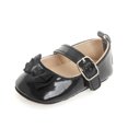 thumbnail image 2 of Yoyauz Baby Girl Mary Jane Shoes Anti Slip Rubber Sole Ballet Slippers Princess Dress Wedding Shoes Newborn Kids Shoes Toddler Shoes（0-12 Month）, 2 of 6