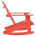 thumbnail image 2 of vidaXL Garden Rocking Adirondack Chair Solid Fir Wood Red, 2 of 3