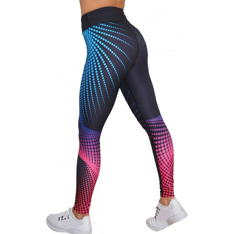 Running Women's Slim Fit Yoga Pants With Pockets, Elastic High Waistband &  Letter Print Design, Skin-friendly & Compression Tight workout leggings