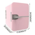 thumbnail image 2 of HIBIBUD Mini Fridge,6L Mini Fridge With Freezer,Energy Saving,Low Noise,Small Refrigerator For Beauty&Makeup,Dorm Office And Car,Small Refrigerator With Freezer White, 2 of 7