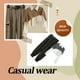 thumbnail image 3 of Guardurnaity Camisa de piezas para mujer, pantalones, conjunto de patrón de empalme, camisa chal, Retro, informal, ligero, portátil, ropa para conjuntos de ropa Blanco Gris Negro 4 Guardurnaity AP013495-16, 3 of 6
