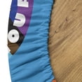 thumbnail image 5 of Ambesonne Emoji Pride Fitted Round Tablecloth, Loving Who You Are Art, 45"- 56" Diameter, Sky Blue and Multicolor, 5 of 5