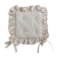 thumbnail image 1 of Cojín de silla con volantes, y transpirable, cuadrado, decorativo, para cocina, patio, jardín, decoración rústica, 1 of 8