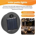 thumbnail image 7 of 6 Pcs Solar Lights Replacement Top 7 Lumens Solar Lantern Parts LED Solar Panel Lantern Lid Lights for Outdoor Hanging, 7 of 7