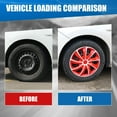 thumbnail image 2 of 17" White & Red Hubcaps/Wheel Covers for Most Cars,Set of 4 Snap on Car Truck SUV Hub Cap,ABS&PC Material, 2 of 8