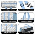 thumbnail image 3 of Teacher Tote Bag,Princess Pattern Teacher Utility Tote Bag,Large Work Tote Bags for Women with Multiple Pockets,Top Zipper Closure,13.8x10.6x6.7 Inch, 3 of 5