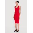 thumbnail image 3 of Women's Sleeveless Ribbed Knit Midi Dress, 3 of 4