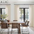 thumbnail image 1 of ASWZXCFGV Sage Green Linen Sheer Curtains 96 Inches Long Memory Shape Trained Pleated Curtain for Living Room with Hooks Rings Back Tab Pinch Pleat Drapes 96 Inch Length for Boho Bedroom, 1 of 9