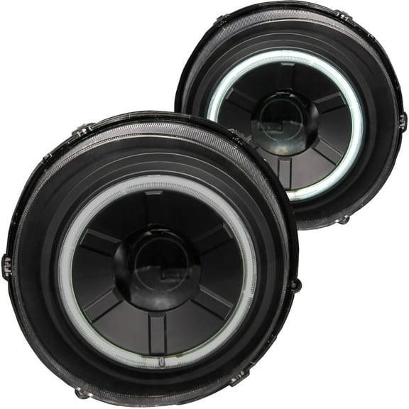 ANZO USA 111116 07-13 FJ CRUISER HEADLIGHTS BLACK CLEAR PROJECTOR WITH HALOS Fits select: 2007-2014 TOYOTA FJ CRUISER