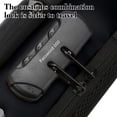 thumbnail image 5 of Naxoaeo Anti-Theft Crossbody Bag, Sling Bag for Men Women, PU Leather Chest Shoulder Bag with Password Lock, Water-Resistant Everyday Bag for Phone Wallet, Travel, Commute, Adjustable Strap, 5 of 7