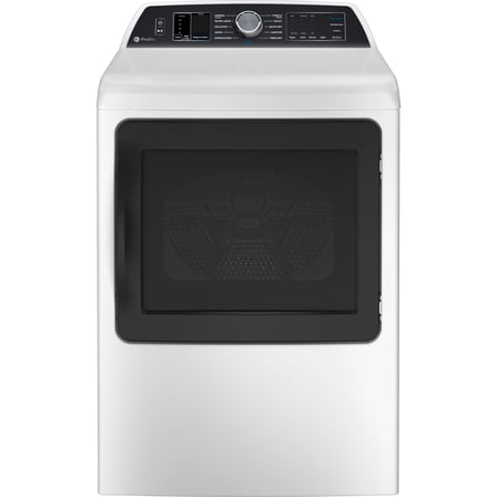 Ge Profile Ptd70eb Ge Profile 27" Wide 7.4 Cu. Ft. Electric Dryer - White on White with