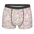 thumbnail image 1 of RWJDXD Custom Hello Kitty Anime Cat Pattern Underwear Men Stretch Boxer Briefs Shorts Panties Soft Underpants For Male o, 1 of 5